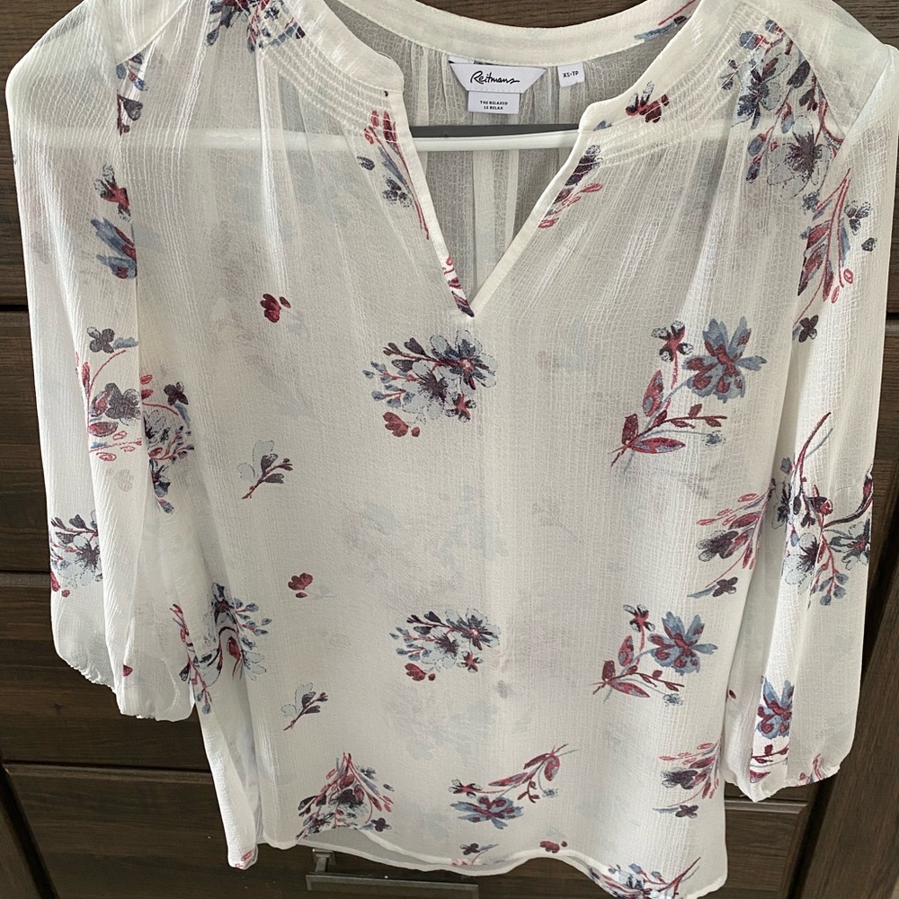 Reitmens floral boho top, x small